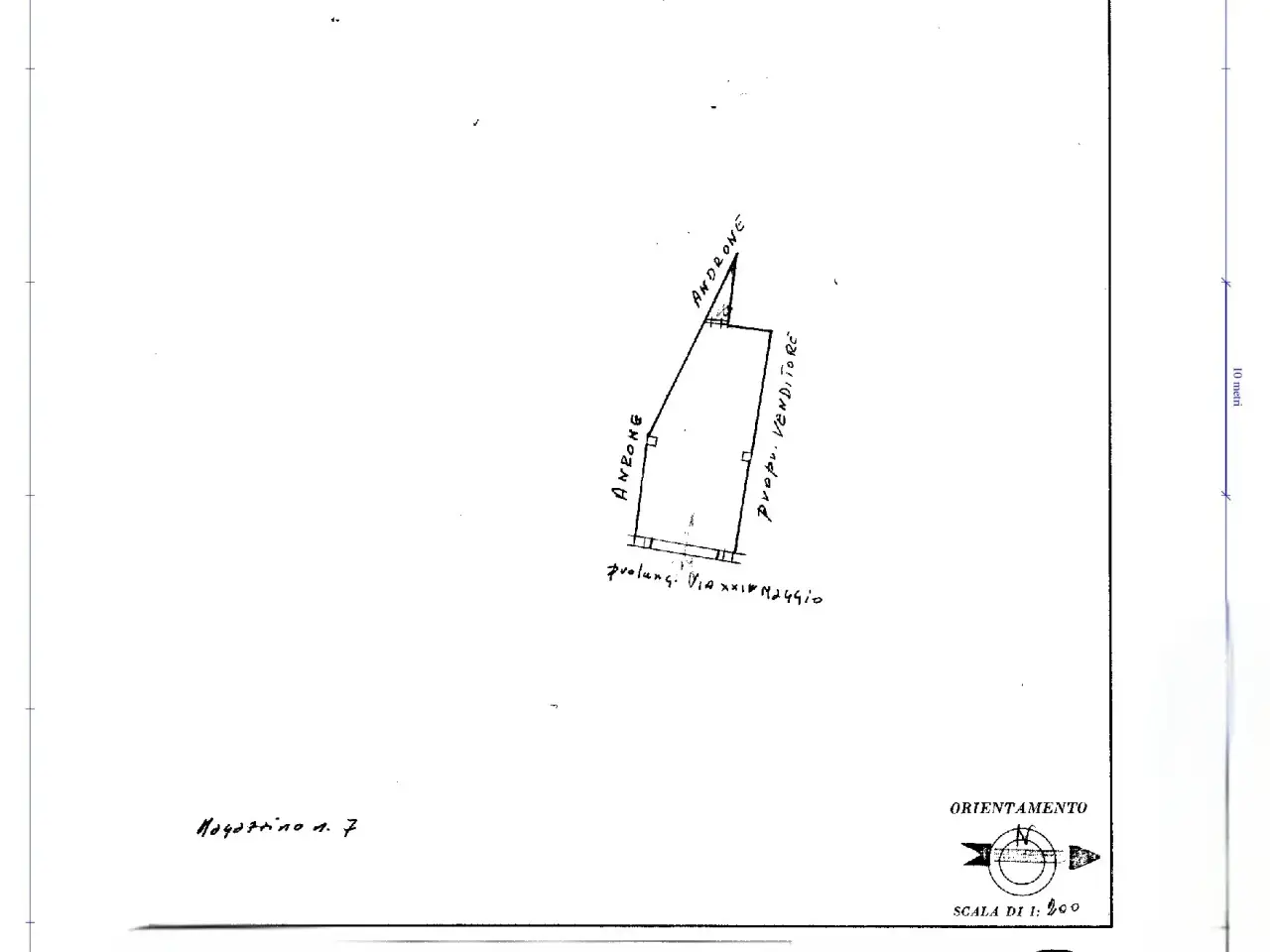 Autorimessa in Via delle Medaglie d'Oro Snc, Cosenza, {3} - Planimetria 1