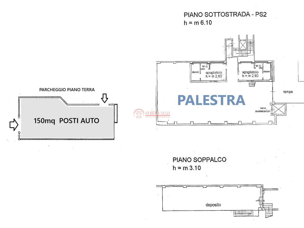 Negozio in Corso Don Luigi Sturzo, Trani, {3} - Planimetria 1