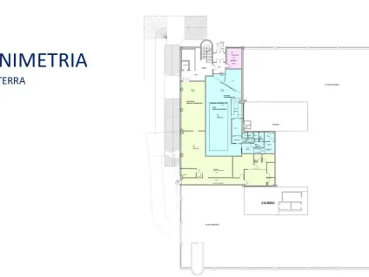 Ufficio in Via Giosuè Carducci 39, Sesto San Giovanni, {3} - Planimetria 1