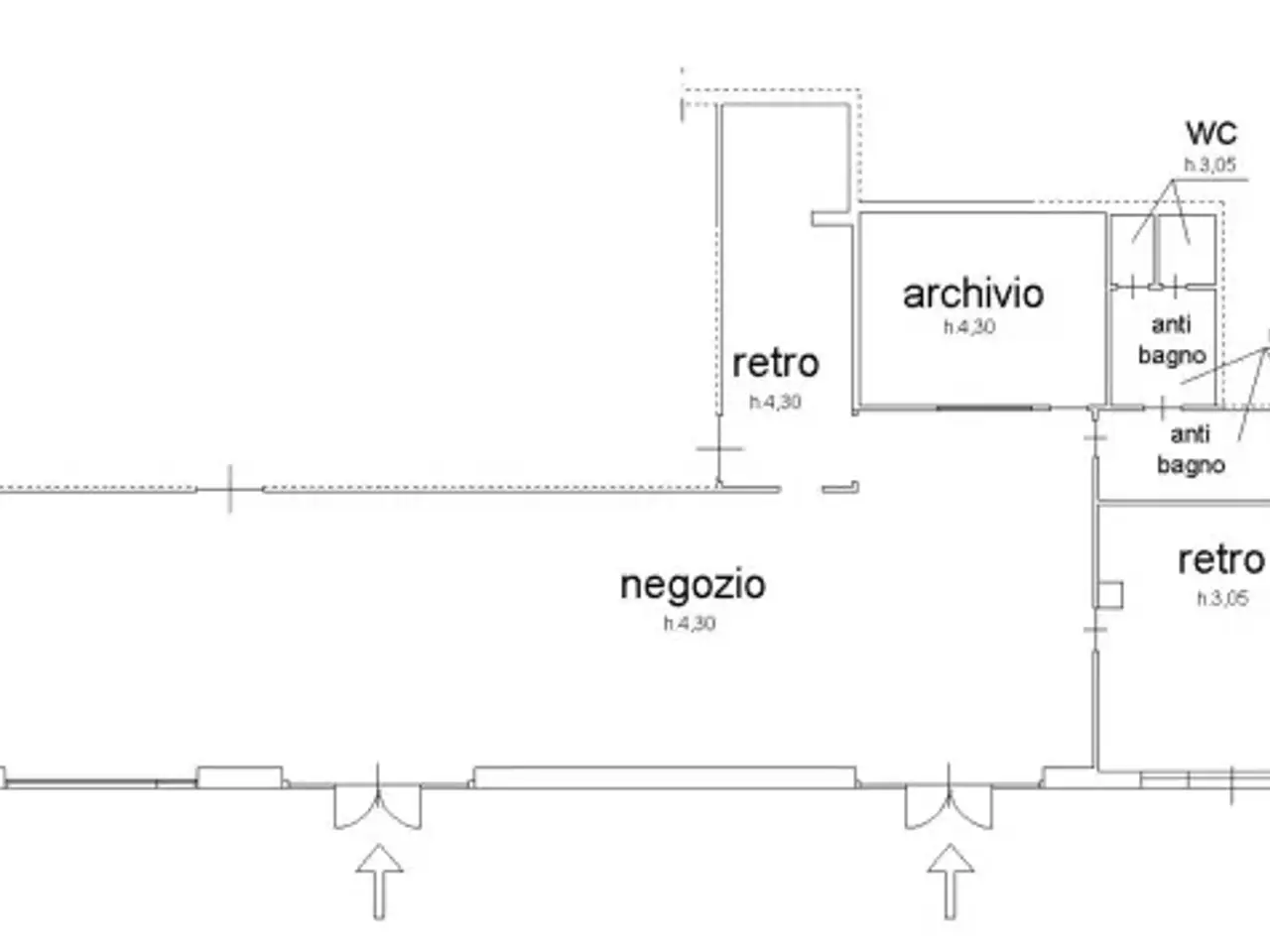 Negozio in Corso Principe di Piemonte 63, Racconigi, {3} - Planimetria 1