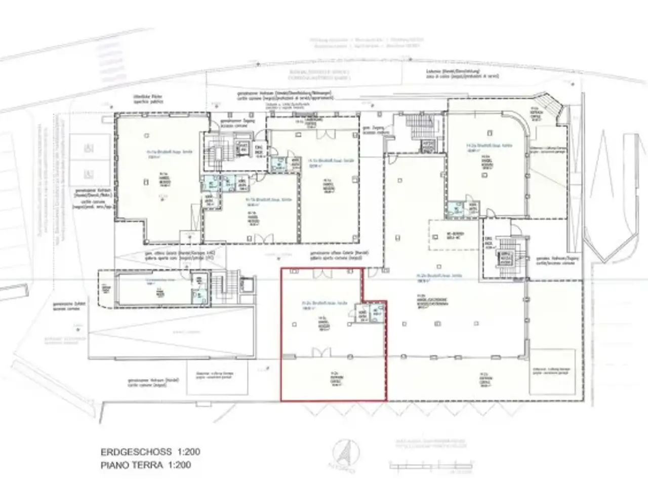 Negozio in Via Bolzano, Lana, {3} - Planimetria 1
