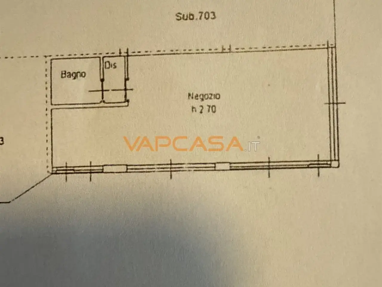 Negozio in Via Papa Giovanni XIII 1, Palosco, {3} - Planimetria 1