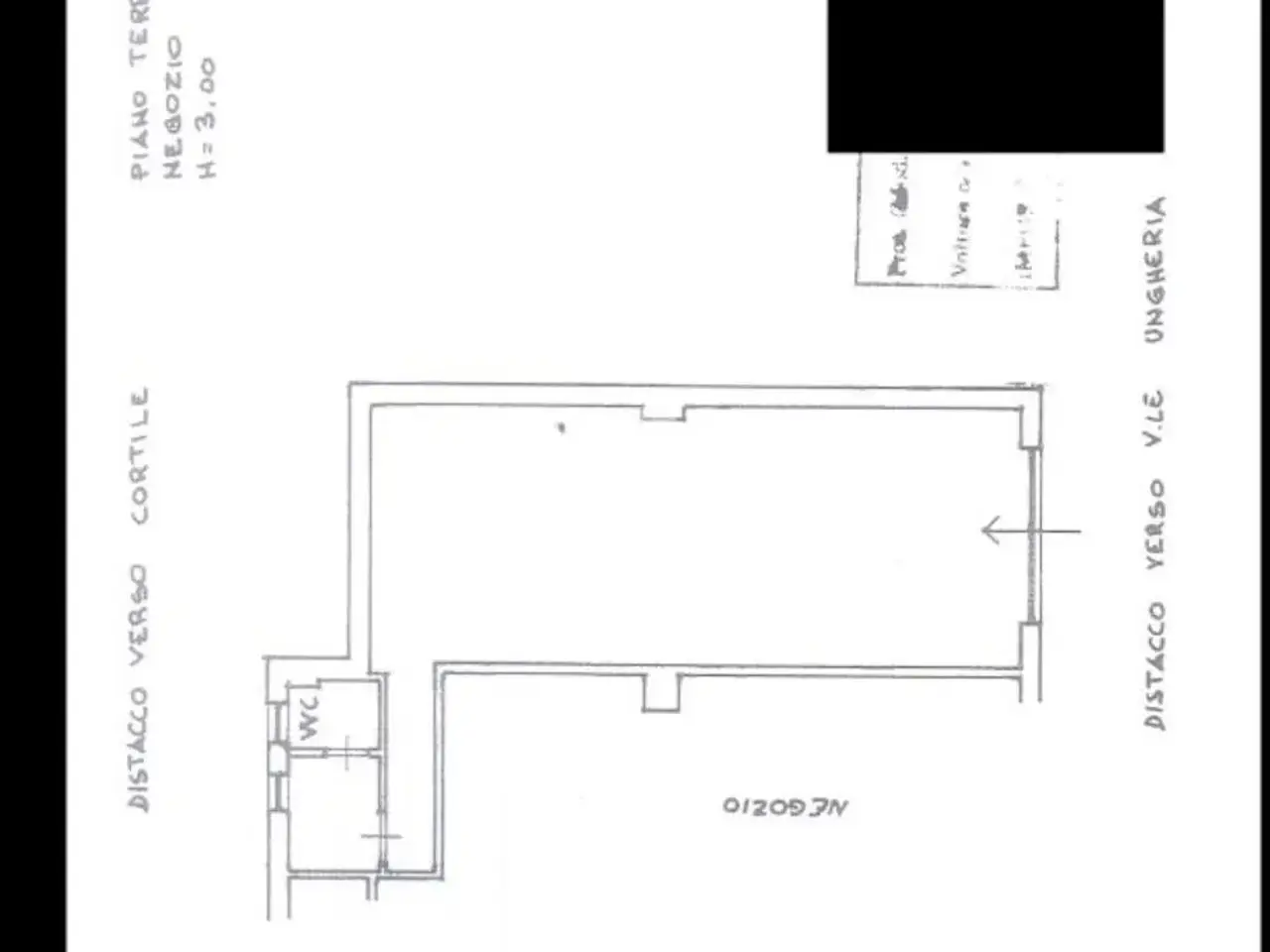 Negozio in Viale Ungheria 17, Palombara Sabina, {3} - Planimetria 1
