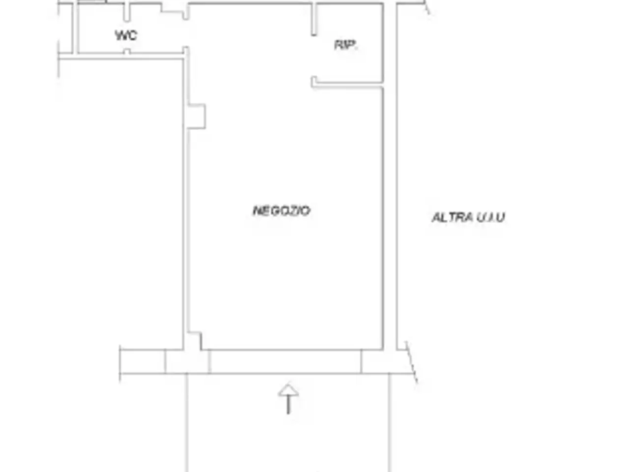 Negozio in Via Aurelia 560, Roma, {3} - Planimetria 1