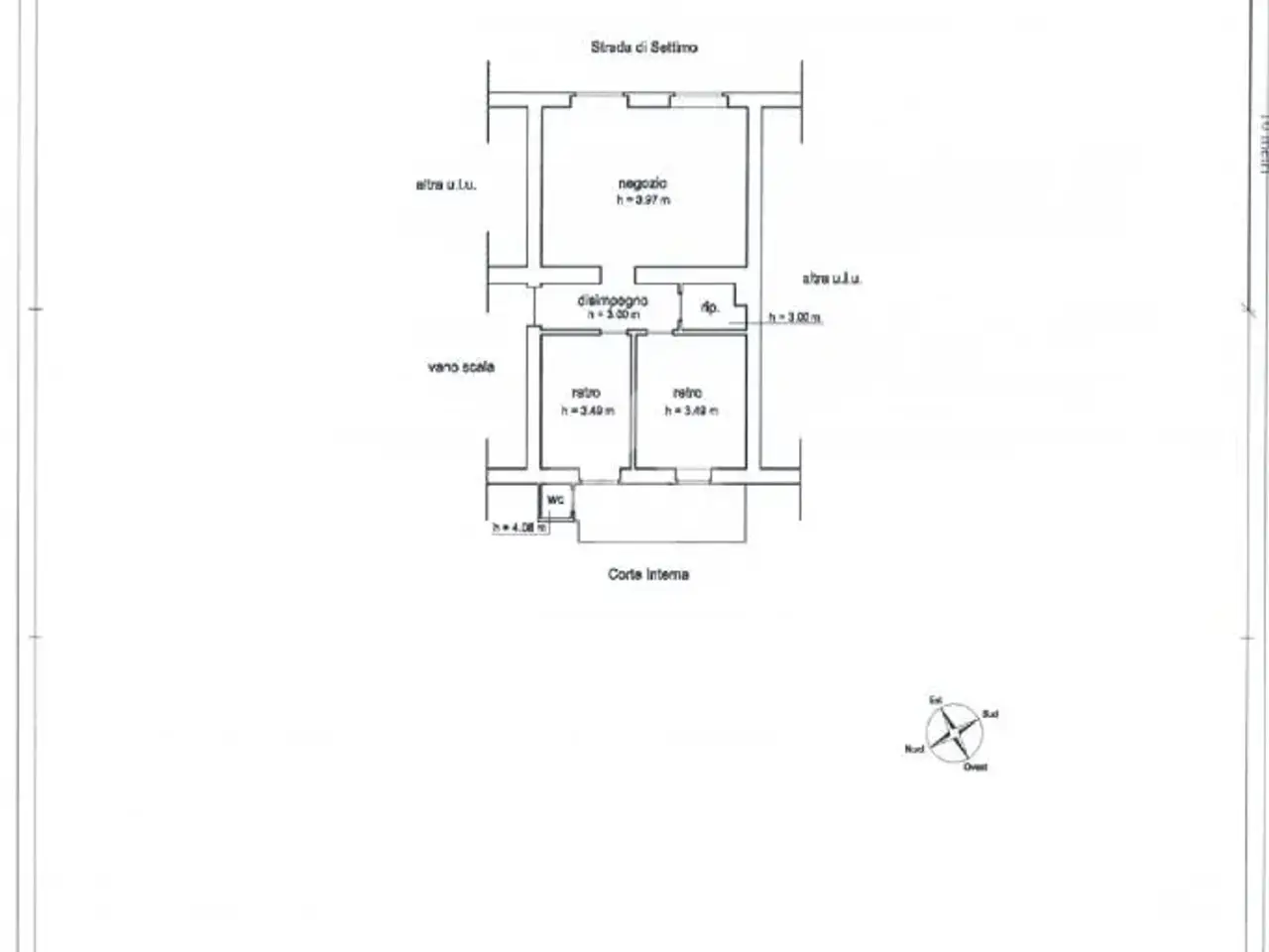 Negozio in Strada di Settimo 59, Torino, {3} - Planimetria 1