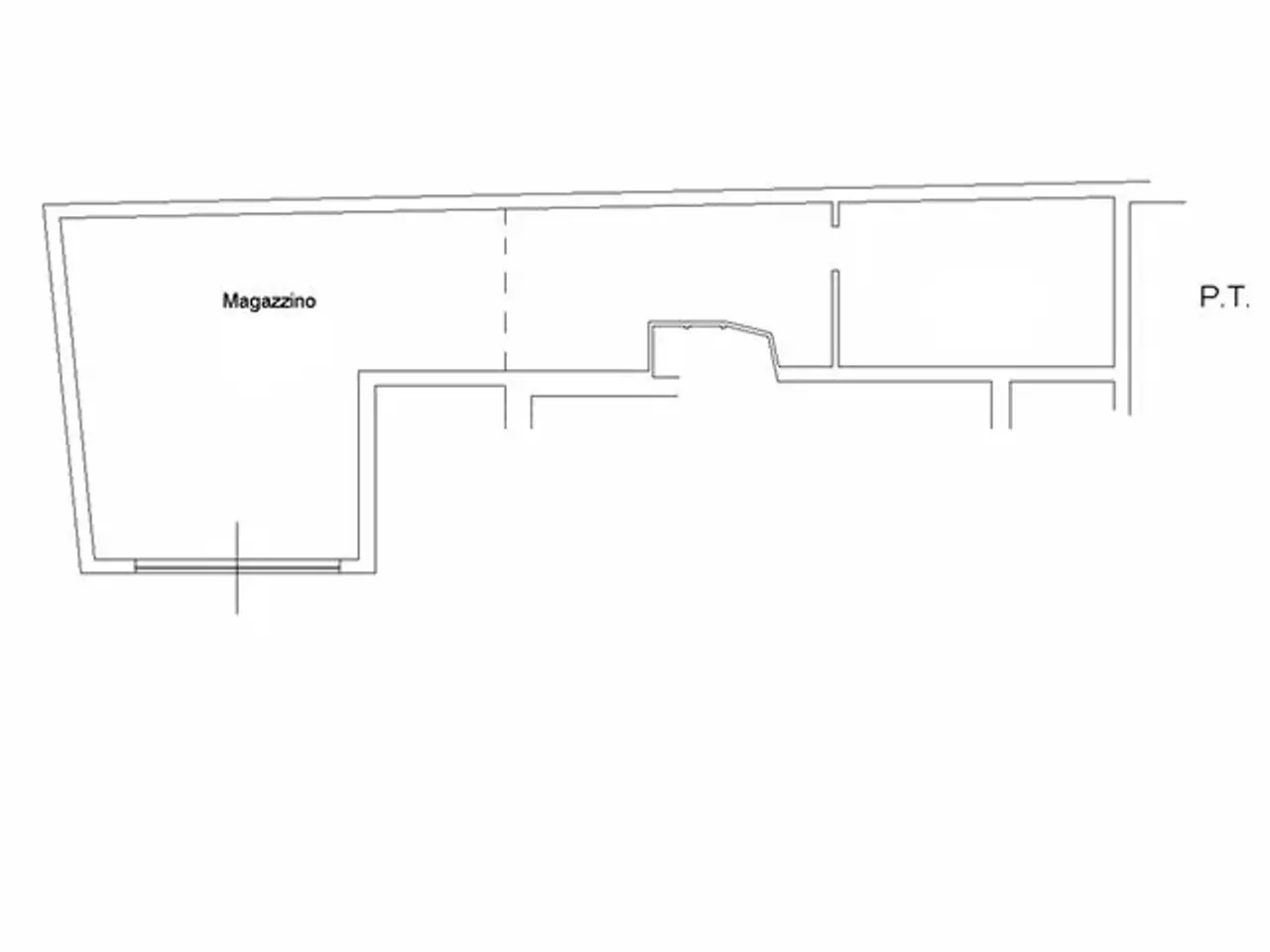 Magazzino in Via Silvio Pellico, Civitanova Marche, {3} - Planimetria 1