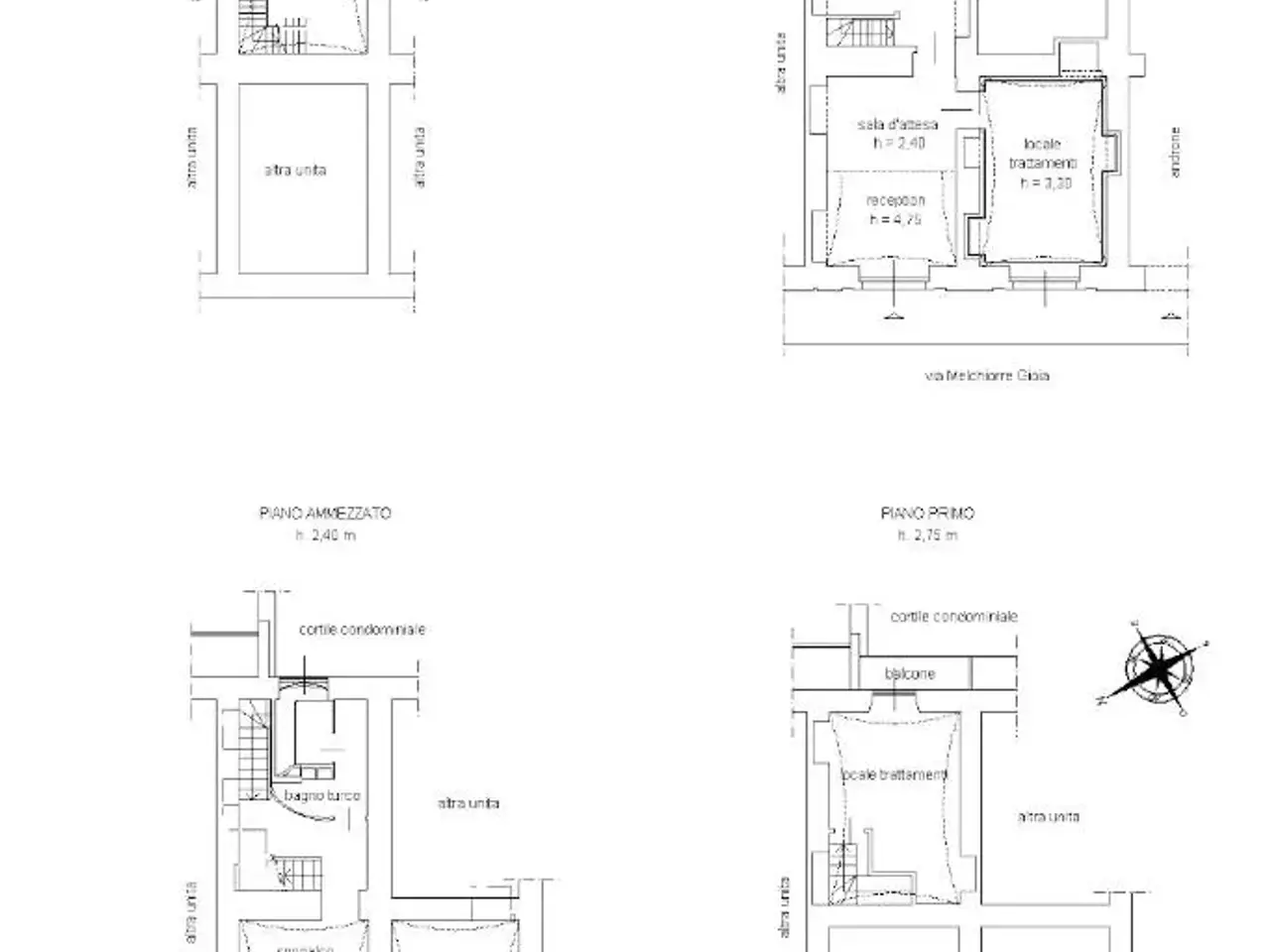 Negozio in Via Melchiorre Gioia 4, Torino, {3} - Planimetria 1