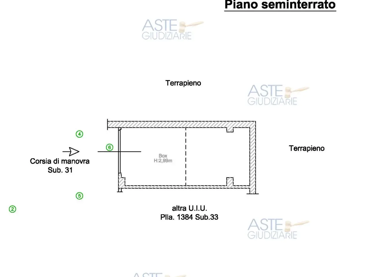 Garage in Via G. Gronchi, 1, 84081 Baronissi Sa, Italia 1, Baronissi, {3} - Planimetria 1