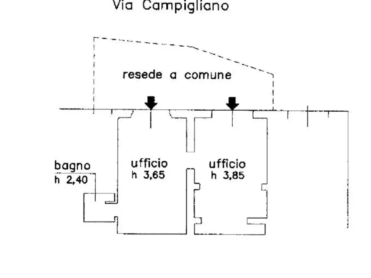 Ufficio in Via di Campigliano 86, Bagno A Ripoli, {3} - Planimetria 1