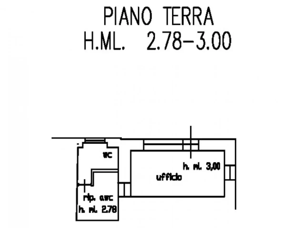 Ufficio in Via Fanton 1, Calalzo Di Cadore, {3} - Planimetria 1