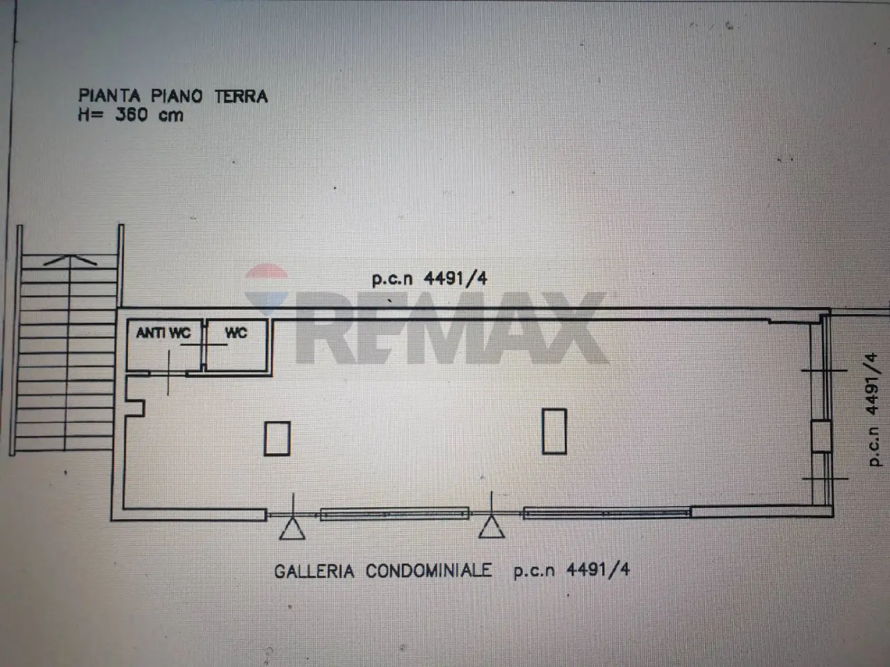 Negozio in Via Ponzanino 12/a, Trieste, {3} - Planimetria 1
