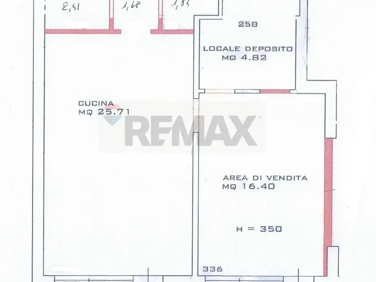 Negozio in Via Lagomaggio 176/a, Rimini, {3} - Planimetria 1