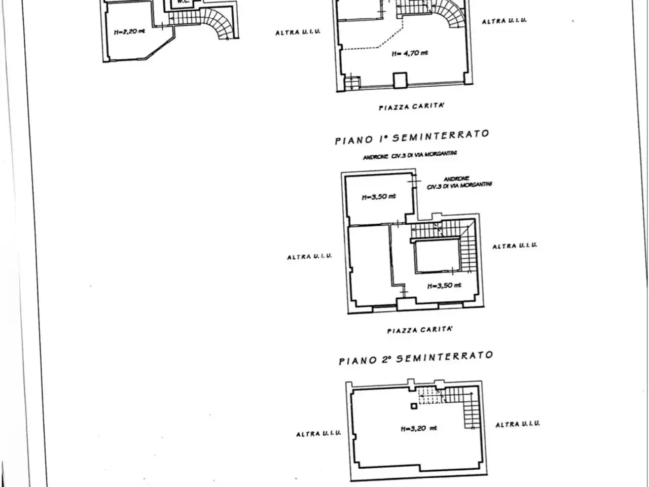 Negozio in Piazza Carità, Napoli - Planimetria 1