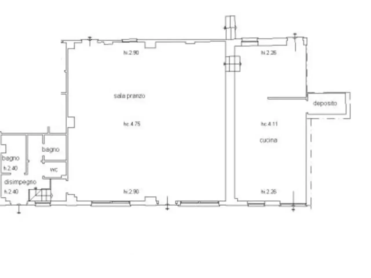 Negozio in Via Occimiano 13, Conzano, {3} - Planimetria 1