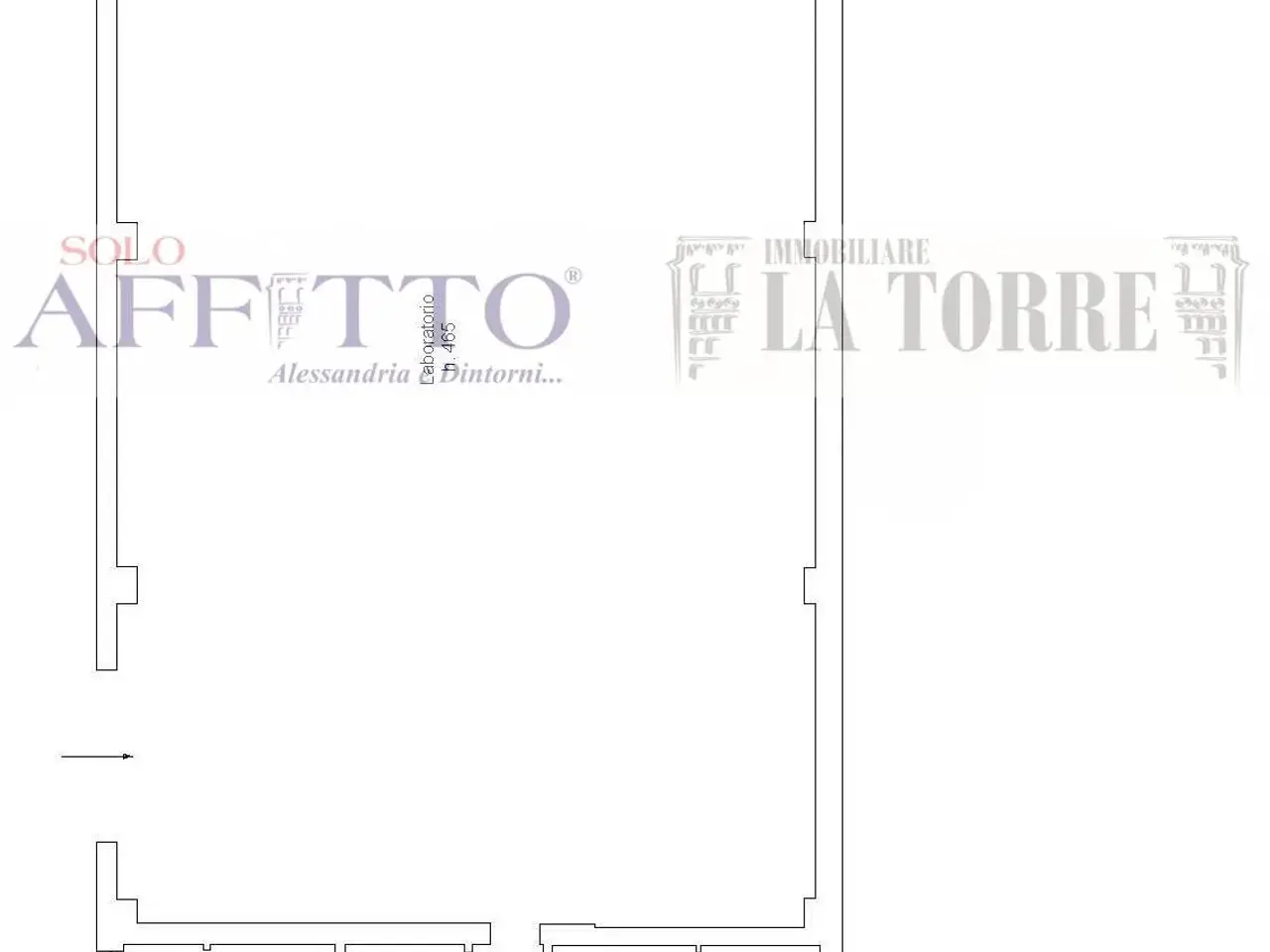 Laboratorio in , Alessandria, {3} - Planimetria 1