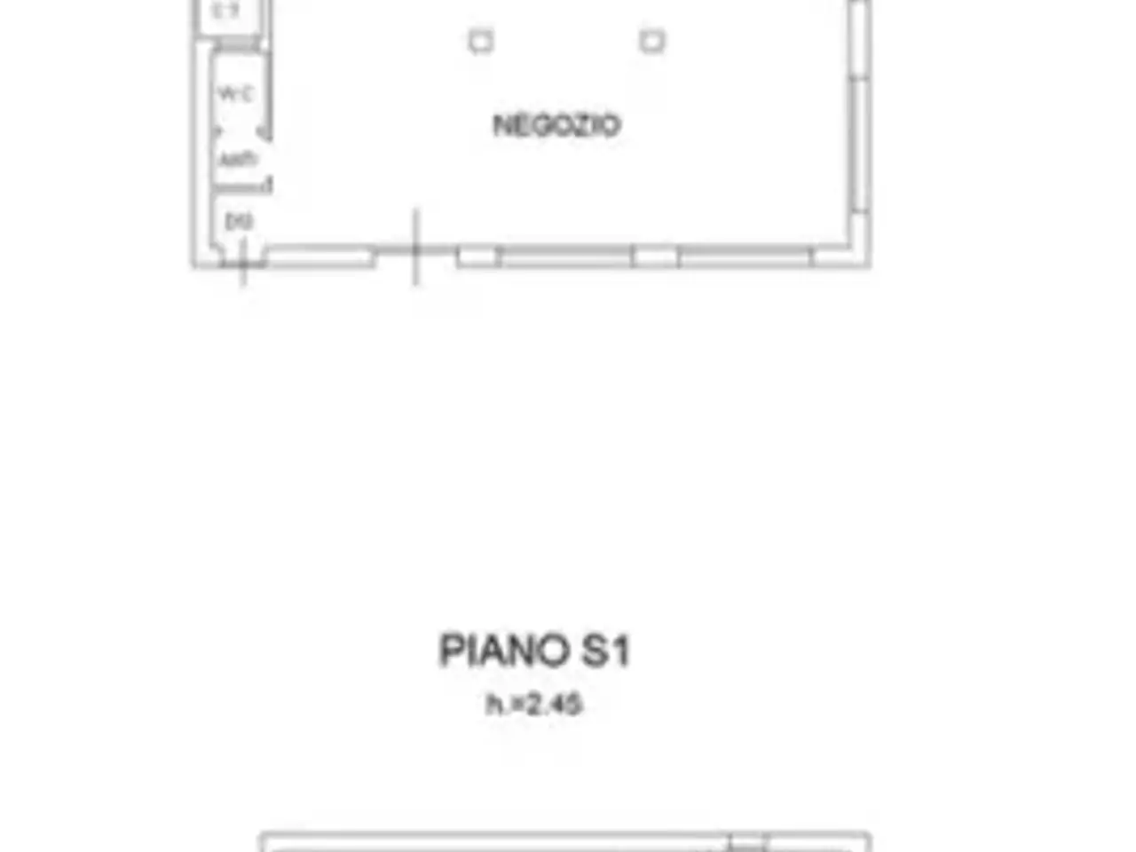 Negozio in Via San Cristoforo, Porcia, {3} - Planimetria 1