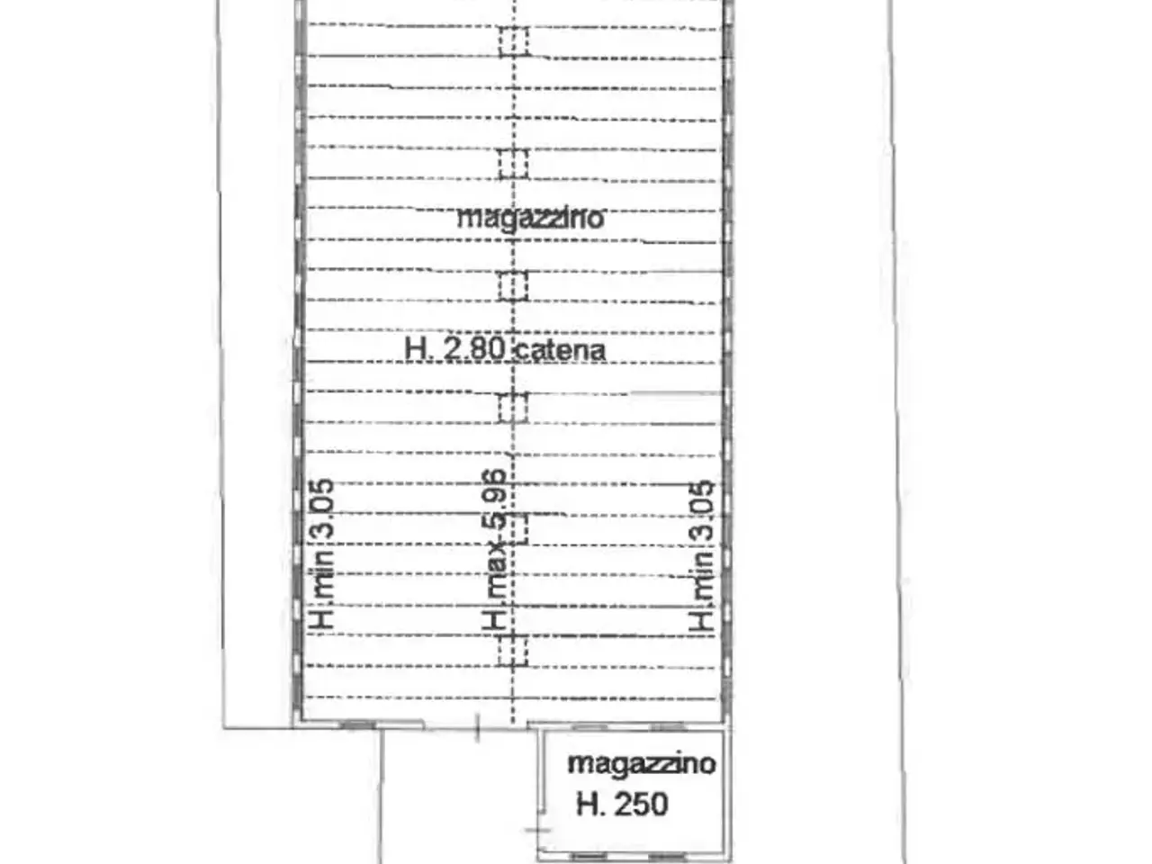 Capannone in Via Giampietro Piana 573, Castel San Pietro Terme, {3} - Planimetria 1