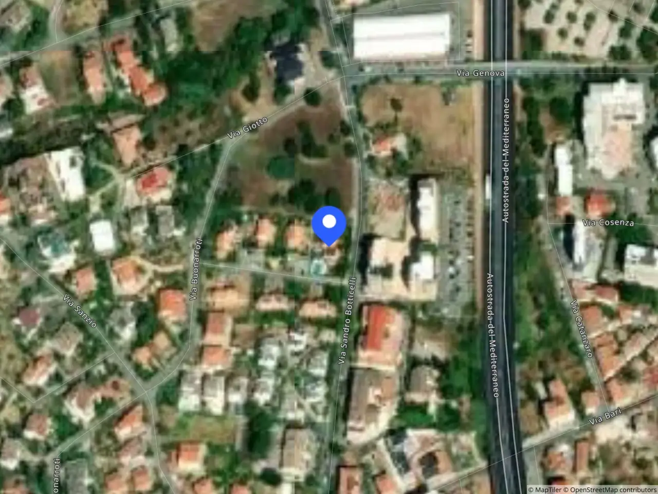 Magazzino in Contrada Sant'Agostino, Via Botticelli 8 Attuale Via Amedeo Modigliani 8, Rende, {3} - Foto 1