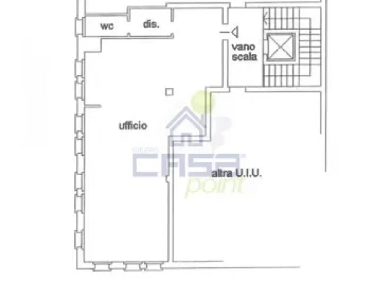 Ufficio in Piazza dei Caduti, Sant'Angelo Lodigiano, {3} - Planimetria 1