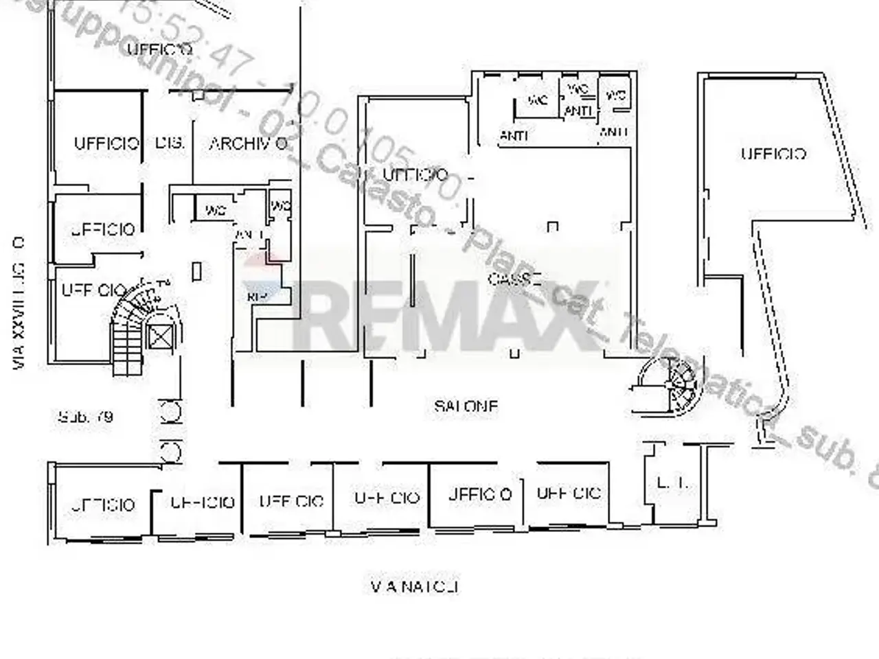 Negozio in Via XXVII Luglio 38, Messina, {3} - Planimetria 1
