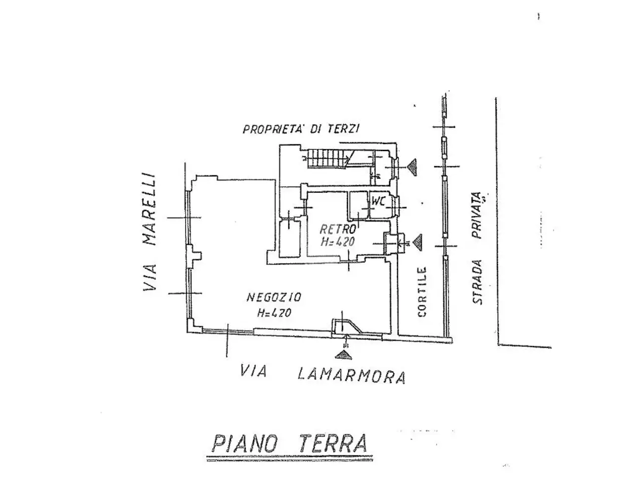 Negozio in Via Alfonso La Marmora 1, Monza, {3} - Planimetria 1
