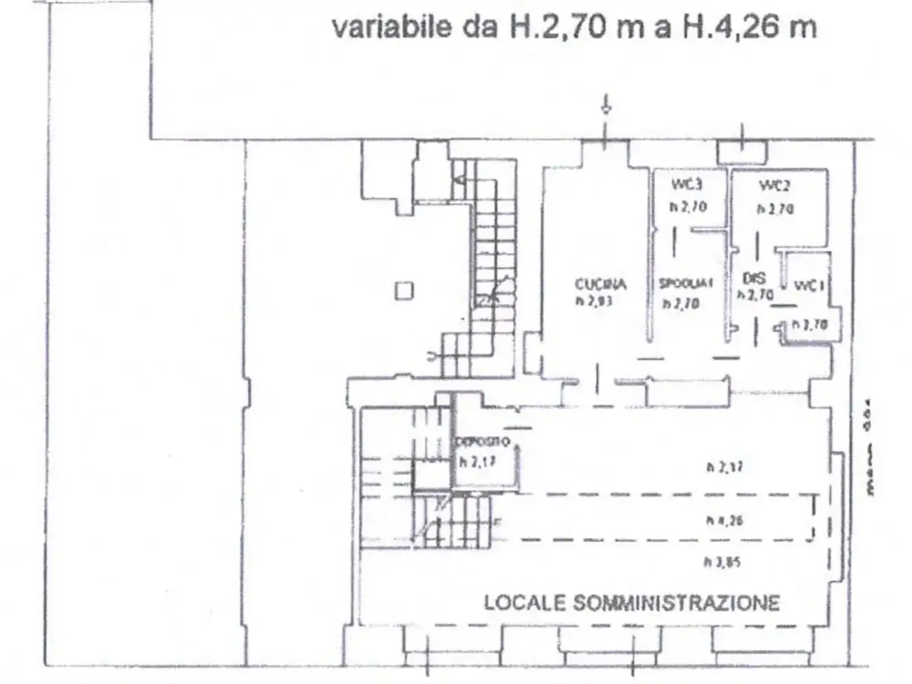 Negozio in Via Giulio Romano, Milano, {3} - Planimetria 1