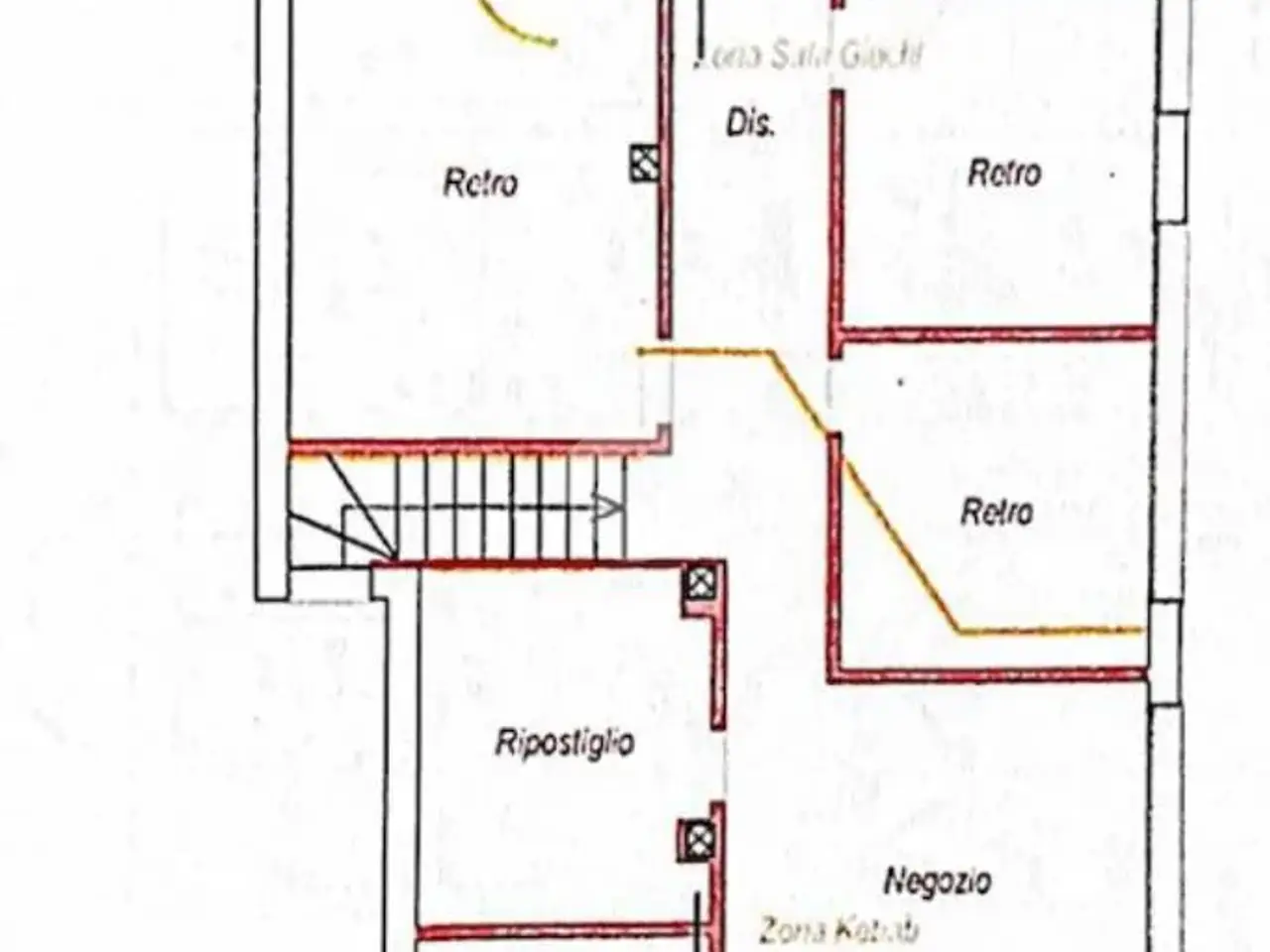 Ufficio in Via Cesare Battisti 108, Jesolo, {3} - Planimetria 1