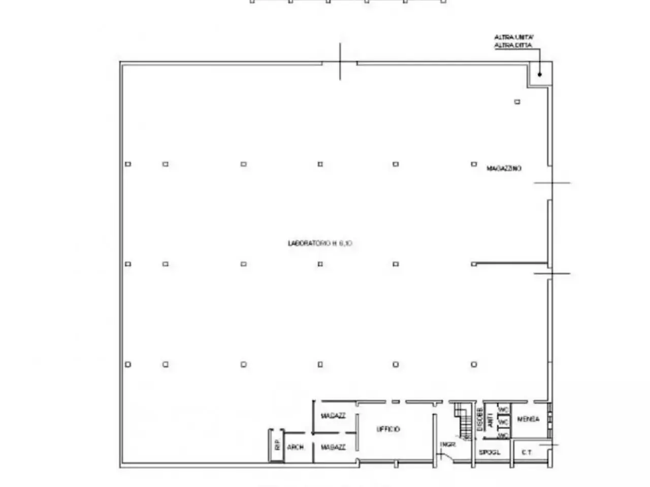 Capannone in Via Regia, Vigonza, {3} - Planimetria 1