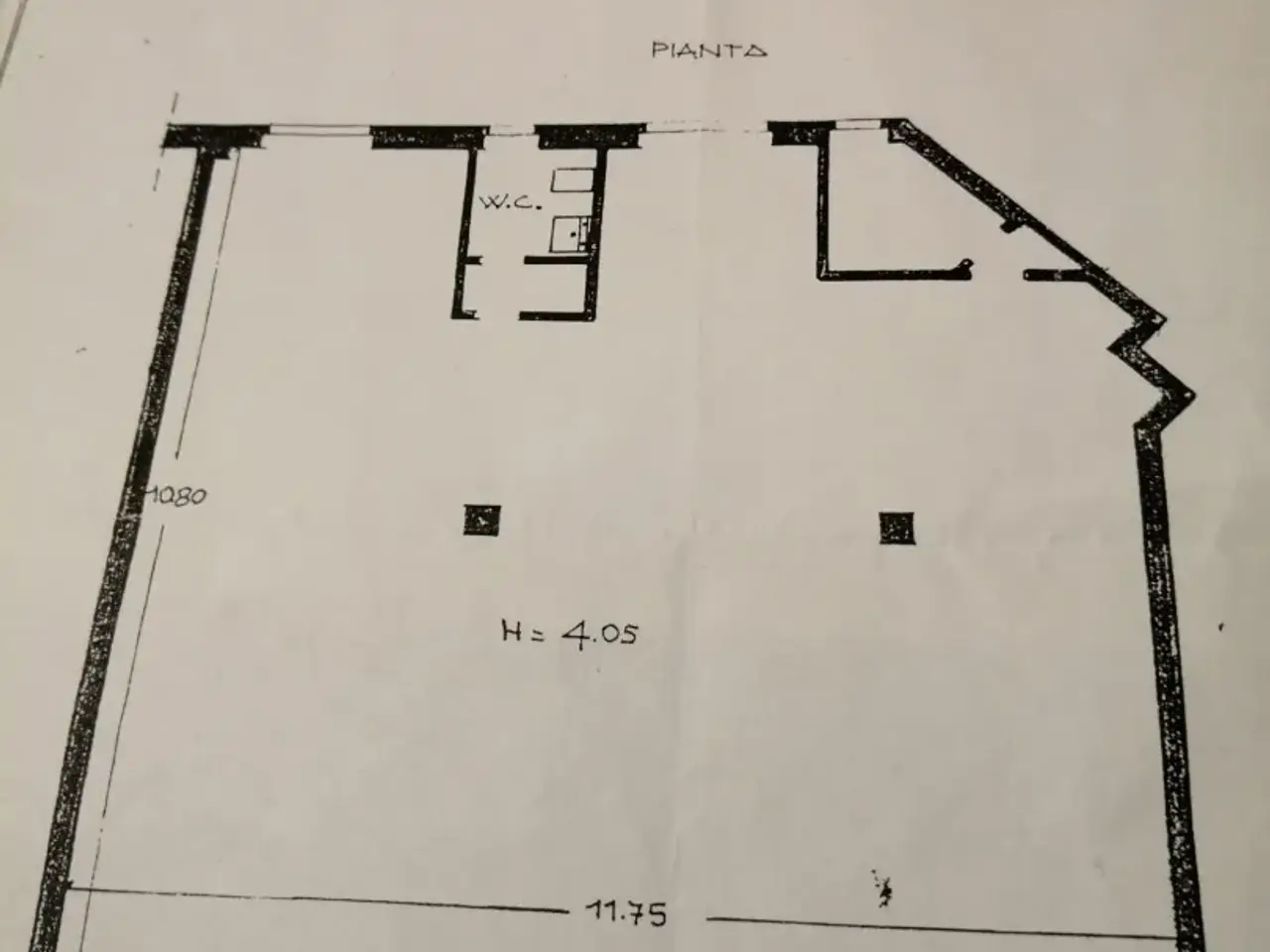 Negozio in Via Trieste 28, Muggiò, {3} - Planimetria 1