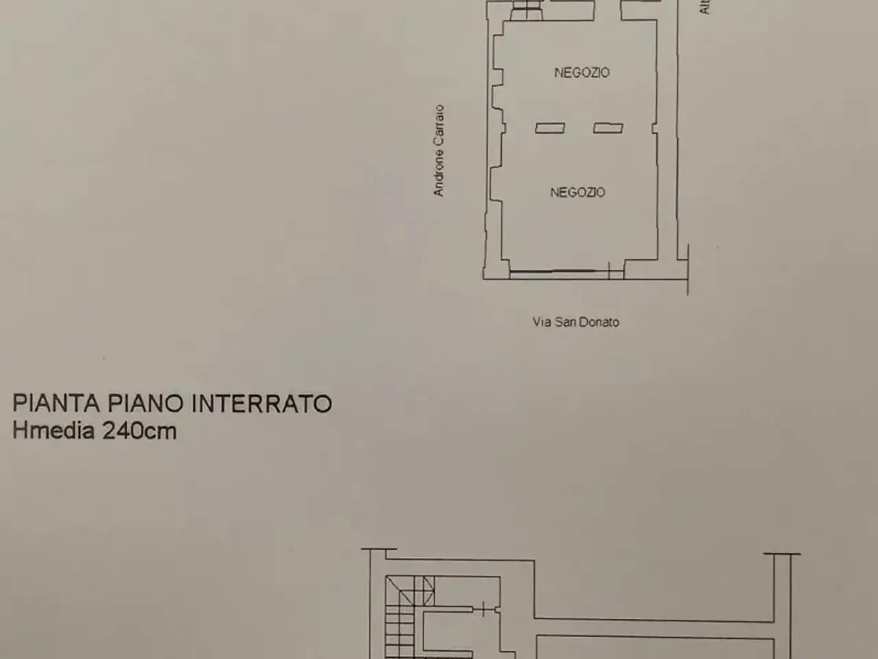 Negozio in Via San Donato 29, Torino, {3} - Planimetria 1