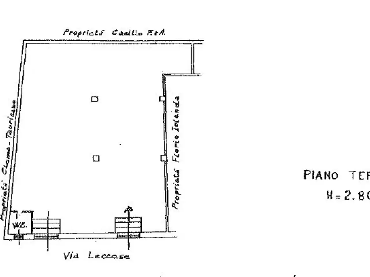 Negozio in Via Leccese, San Severo, {3} - Planimetria 1