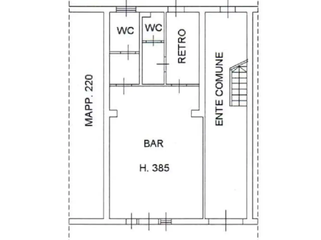 Negozio in Via Vittorio Veneto 21, Macherio, {3} - Planimetria 1