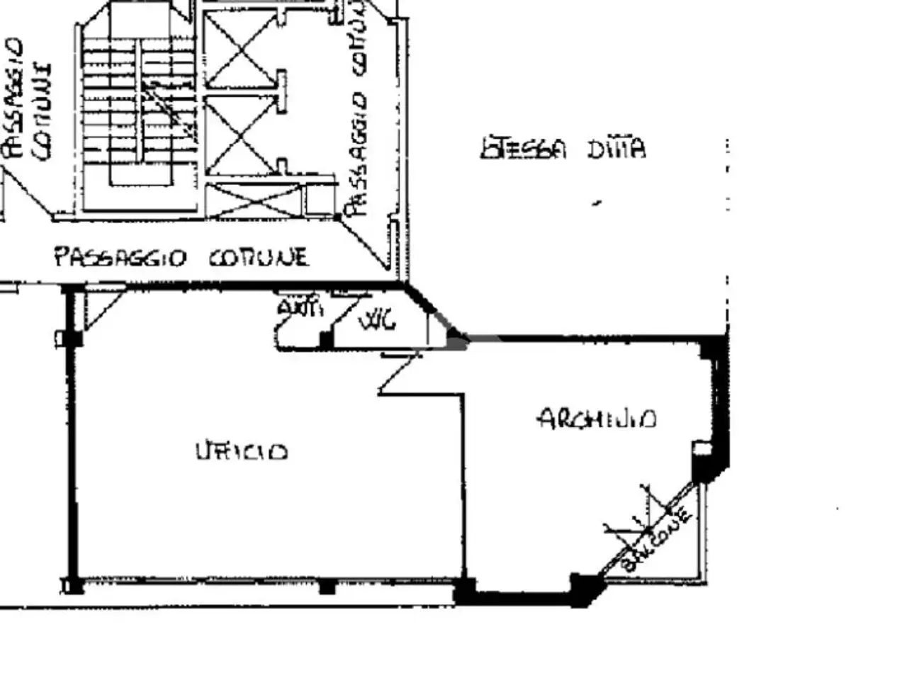 Ufficio in Via Gramsci 2, Reggio Emilia, {3} - Planimetria 1