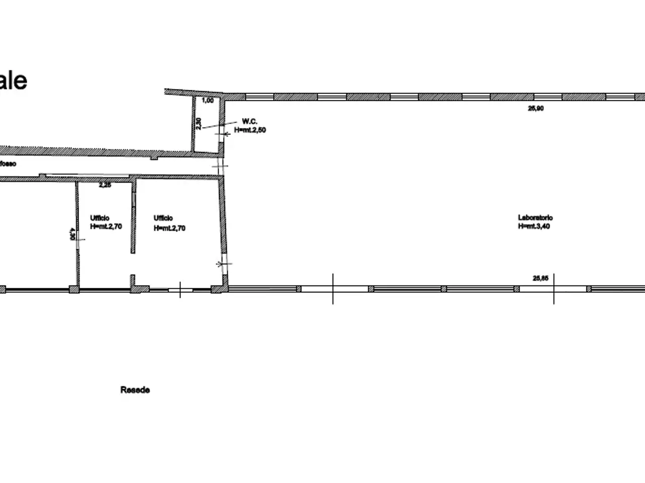 Capannone in Eonardo da Vinci 50051, Castelfiorentino, {3} - Planimetria 1