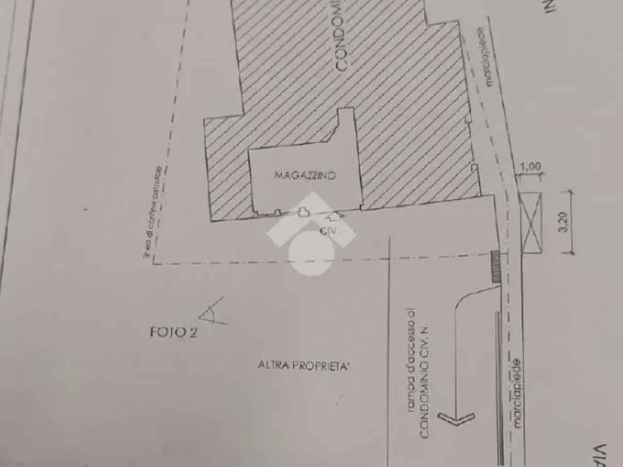 Magazzino in Via Antonio Gonnelli Cioni 5, Chiavari, {3} - Planimetria 1