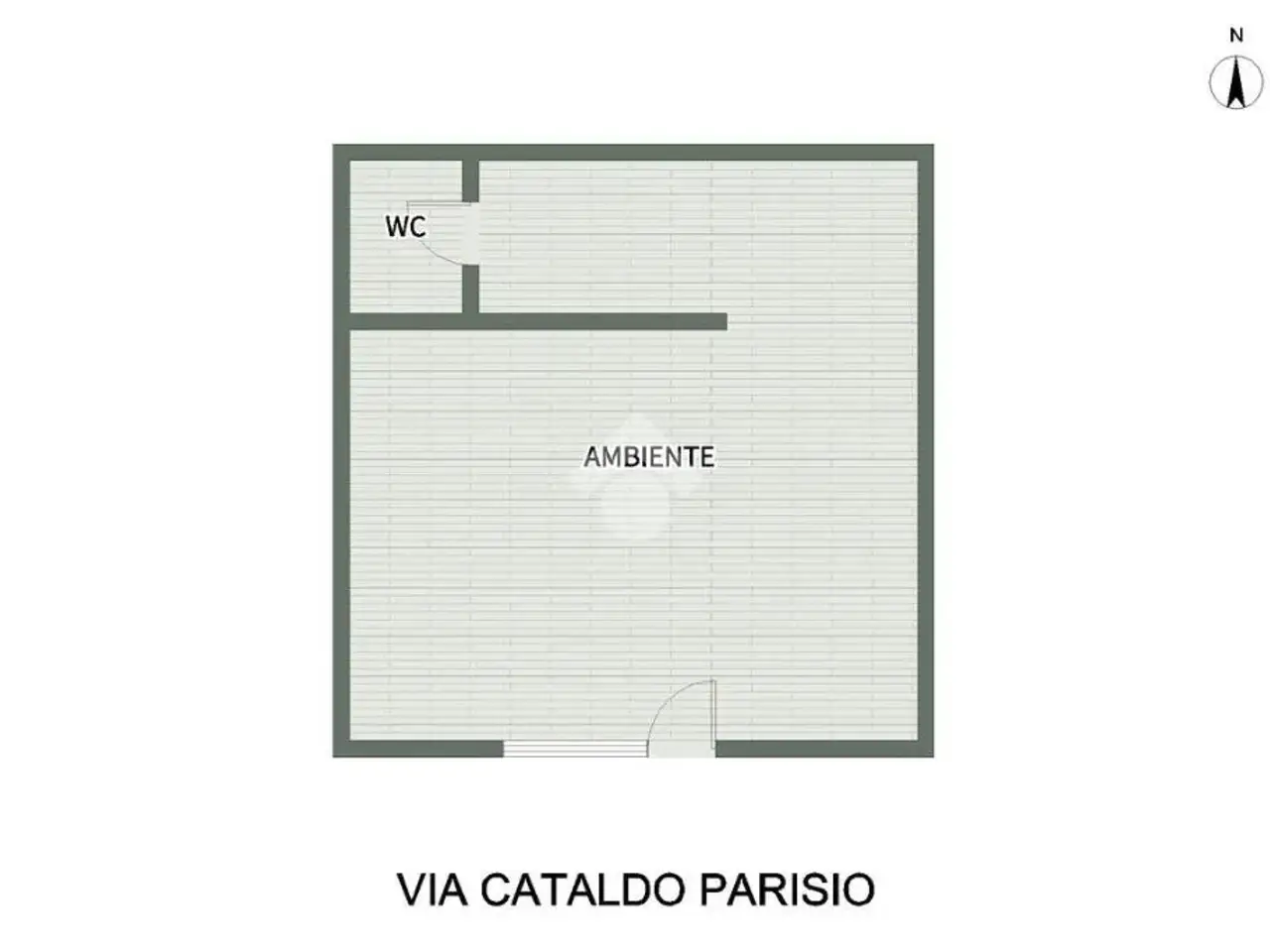 Negozio in Via Cataldo Parisio 85, Palermo, {3} - Planimetria 1