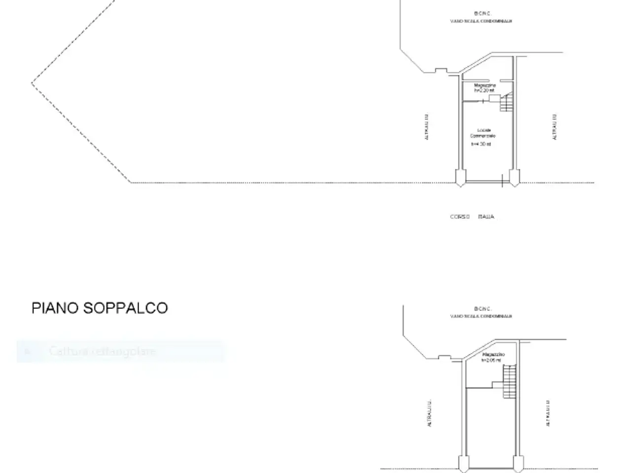 Negozio in Corso Italia, Savona, {3} - Planimetria 1