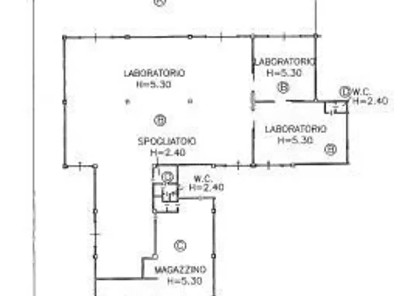 Palazzina commerciale in Via Cimabue 9, Senigallia, {3} - Planimetria 1