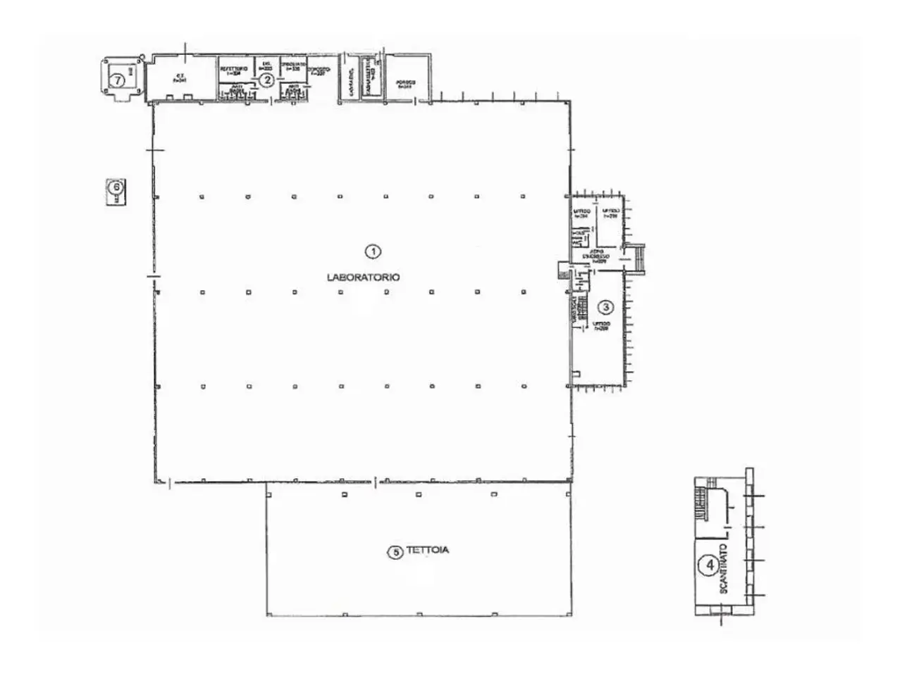 Capannone in Via Giordano Pazzut 2, Visco, {3} - Planimetria 1
