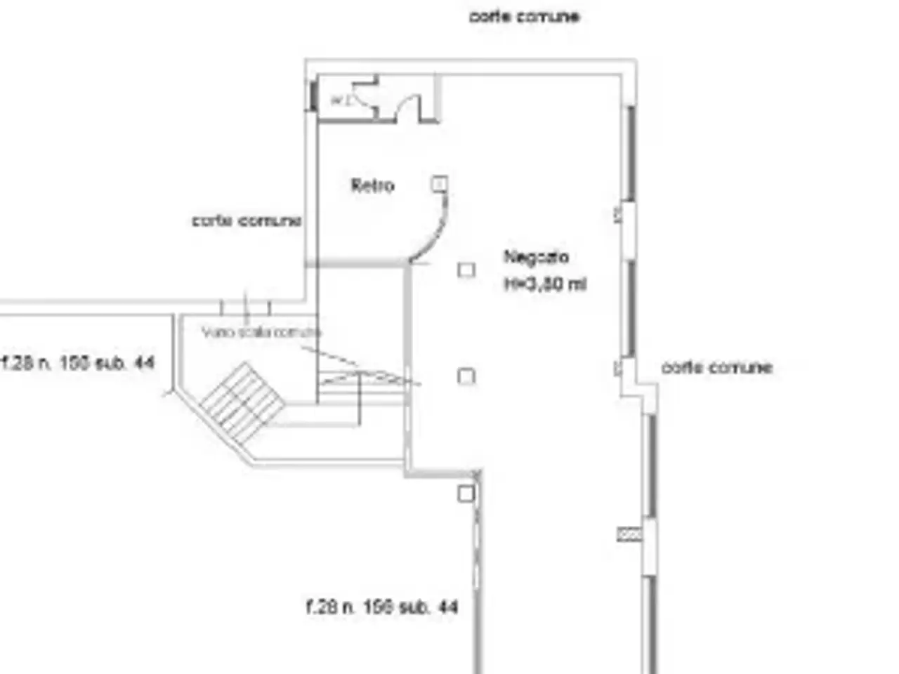 Negozio in Corso Laghi 157, Avigliana, {3} - Planimetria 1