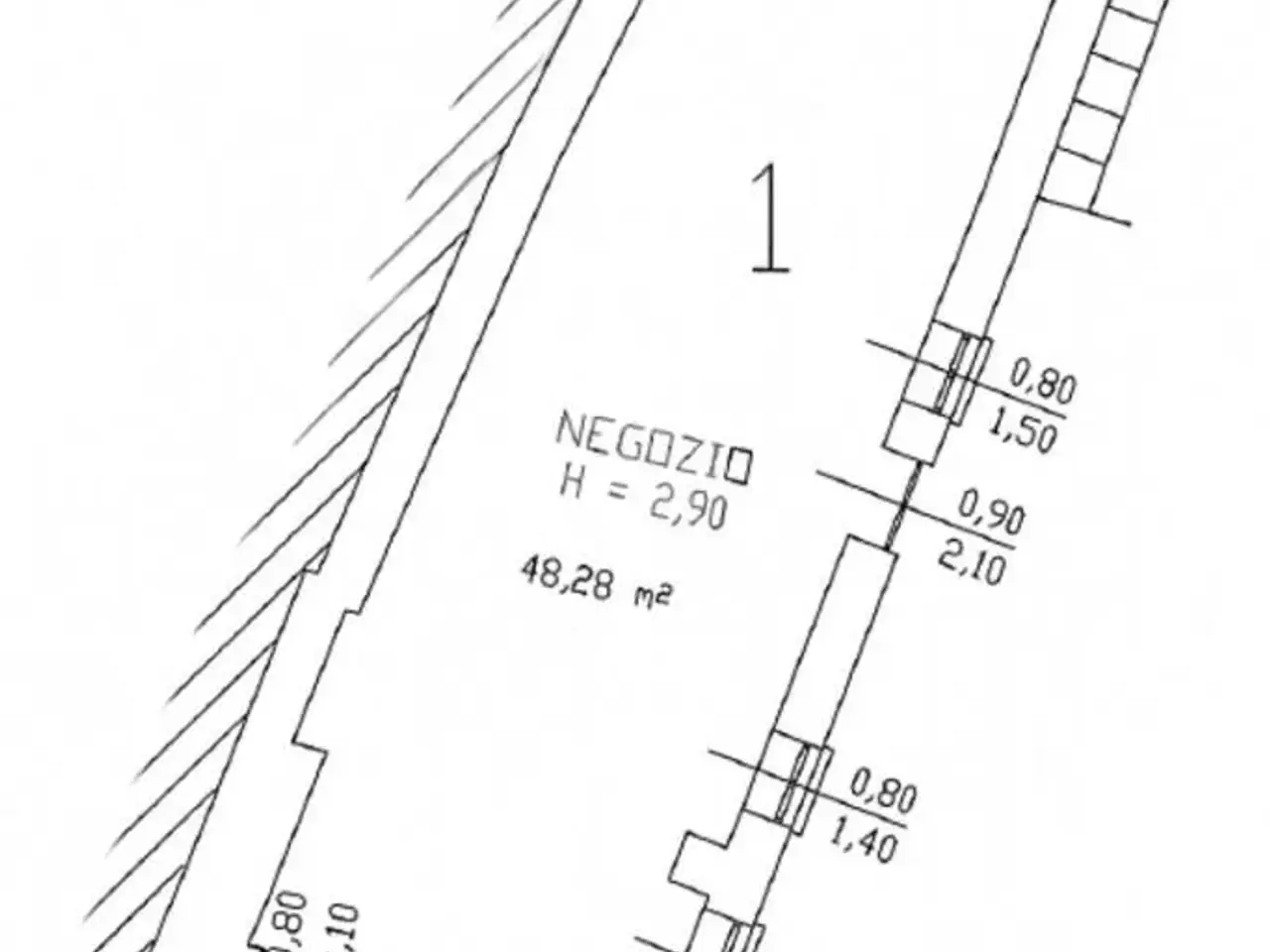 Ufficio in Via Roma 1, Treviglio, {3} - Planimetria 1