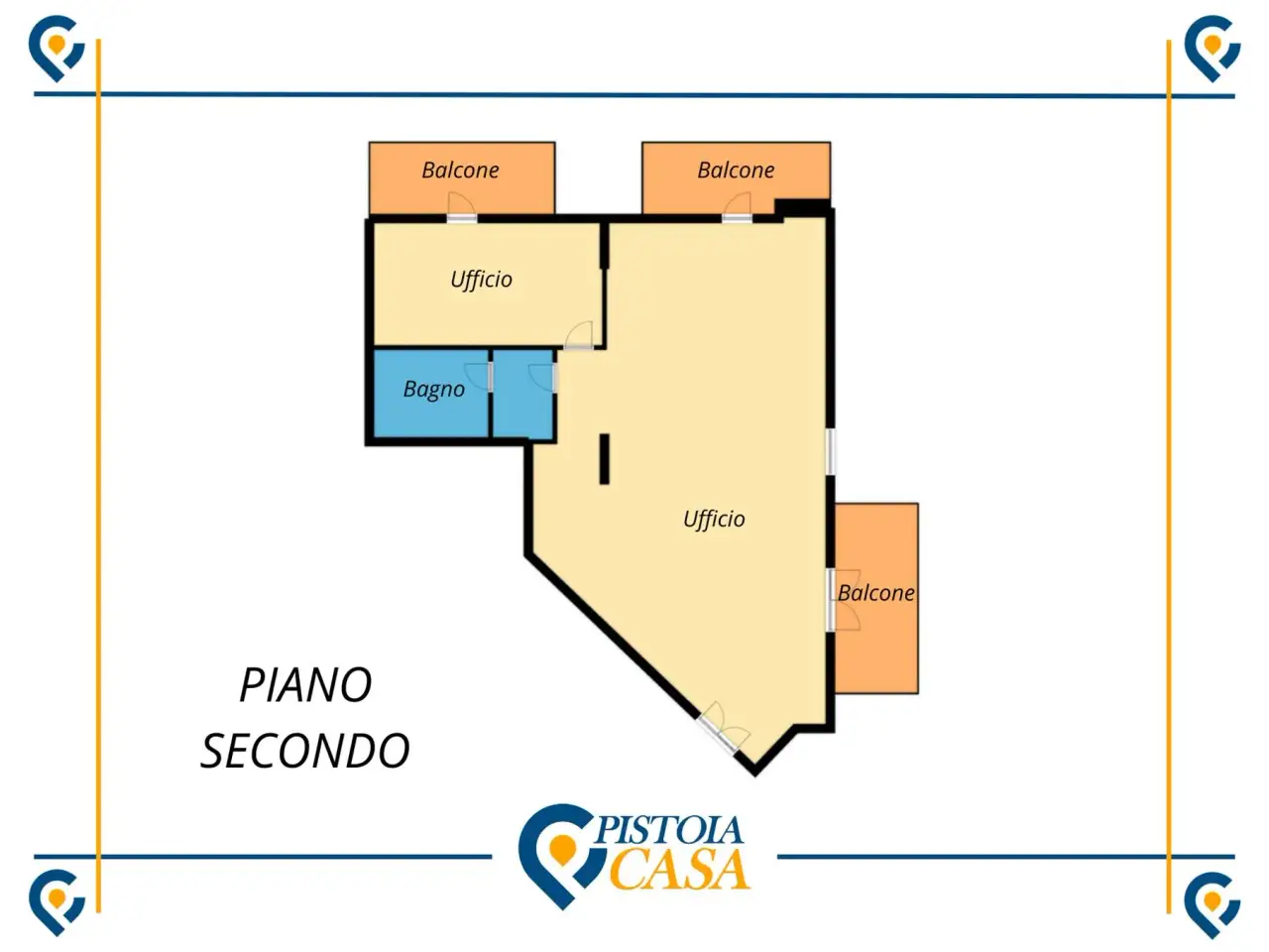 Ufficio in , Pistoia, {3} - Planimetria 1
