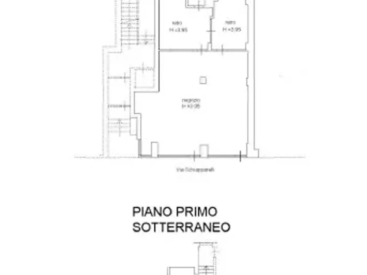 Negozio in Via Giovanni Schiaparelli 4, Cuneo, {3} - Planimetria 1