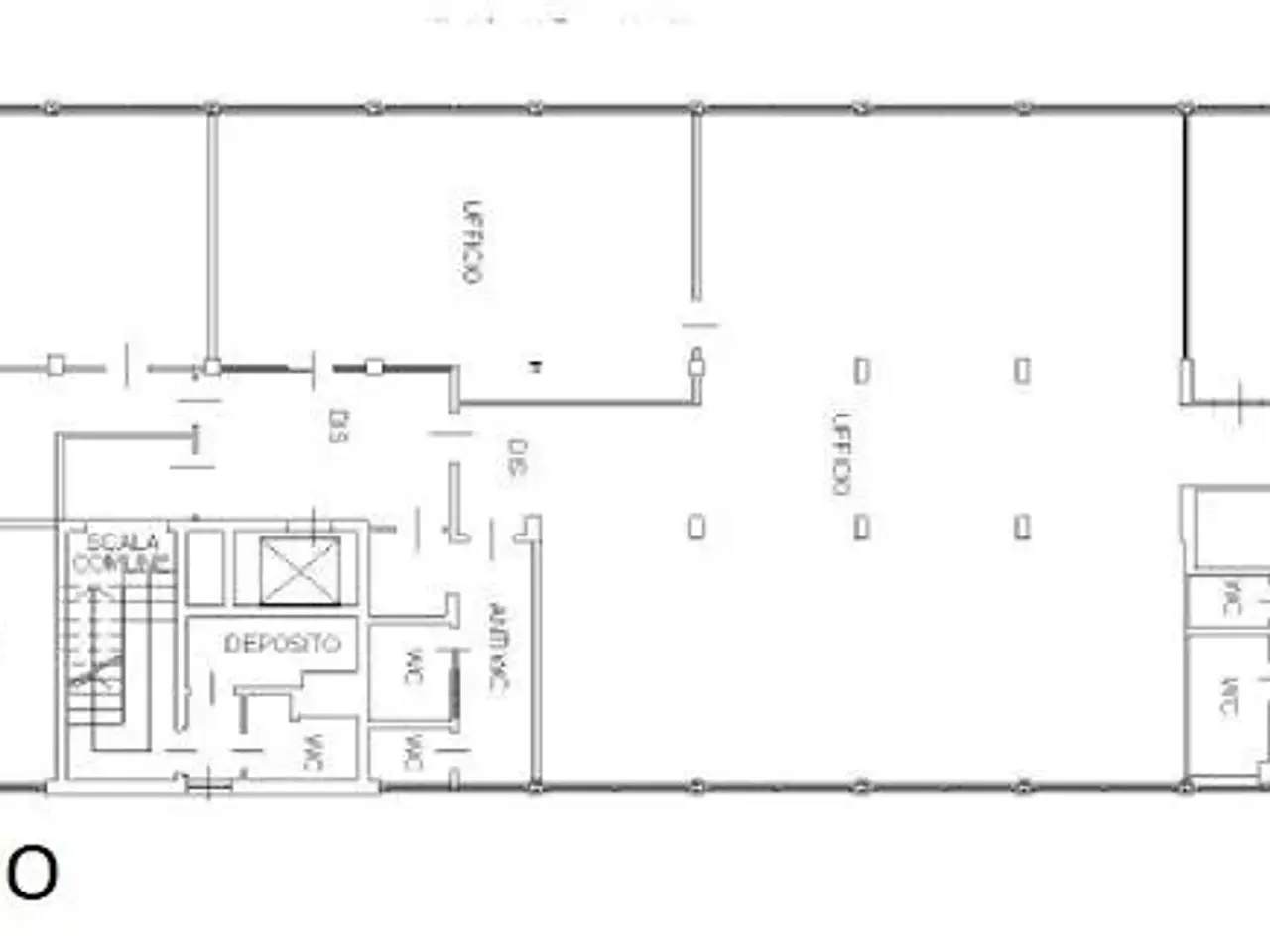 Ufficio in Via Mecenate, Milano, {3} - Planimetria 1