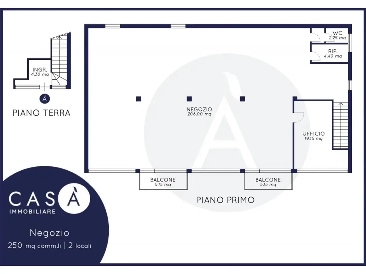 Locale commerciale in Via Lasagna, Gambettola, {3} - Planimetria 1