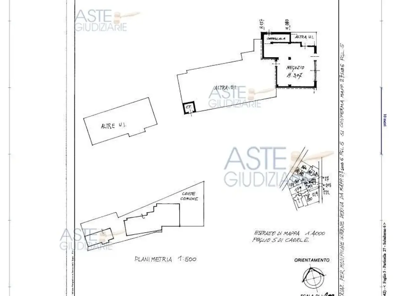 Negozio in Strada Brussa, Caorle, {3} - Planimetria 1