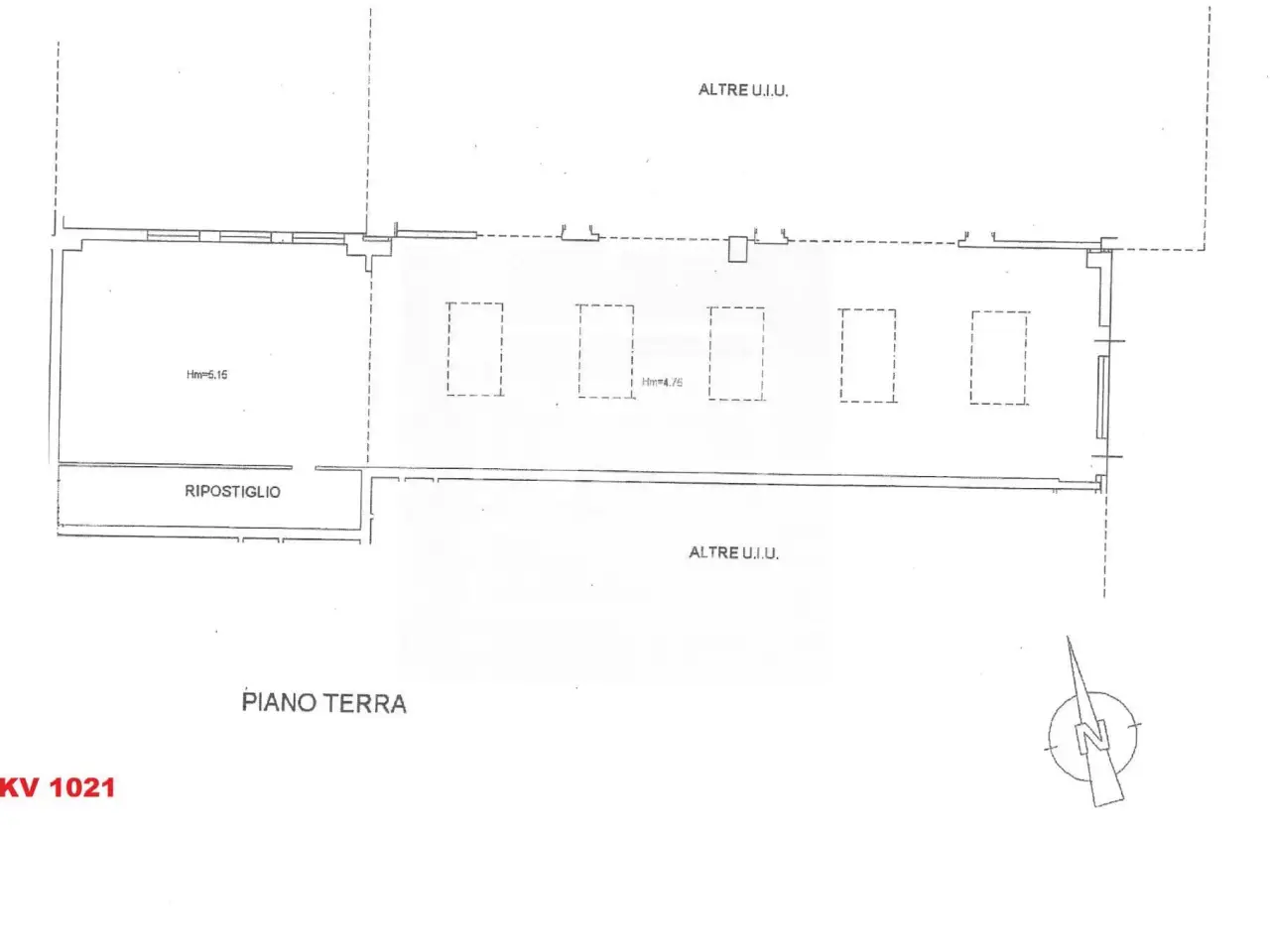 Negozio in Via Plinio 2, Reggio Emilia, {3} - Planimetria 1