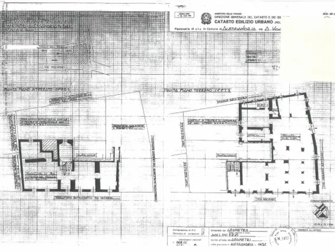 Negozio in Via Andrea Vochieri, Alessandria, {3} - Planimetria 1