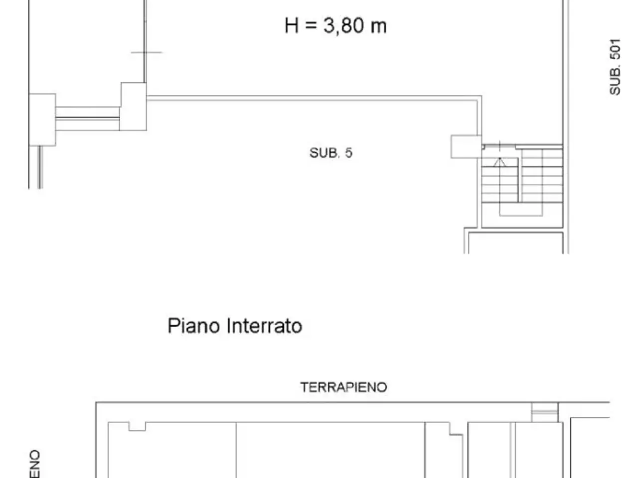 Negozio in Via Ugo De Carolis 89, Roma, {3} - Planimetria 1