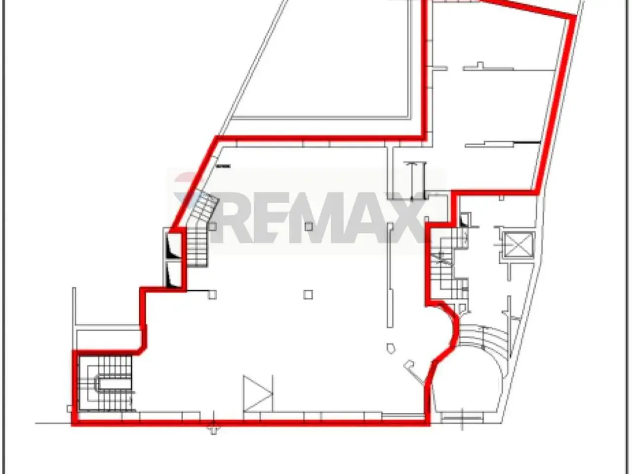 Negozio in Piazza Cavour 16, Trescore Balneario, {3} - Planimetria 1
